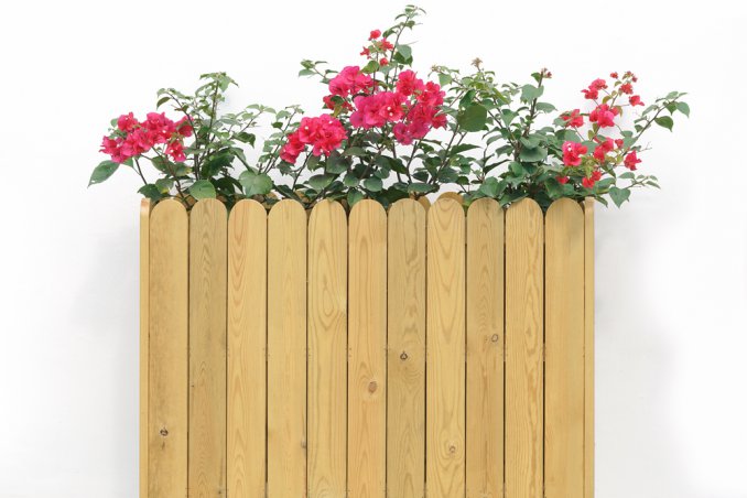 come costruire fioriera in legno, fioriera fai da te 