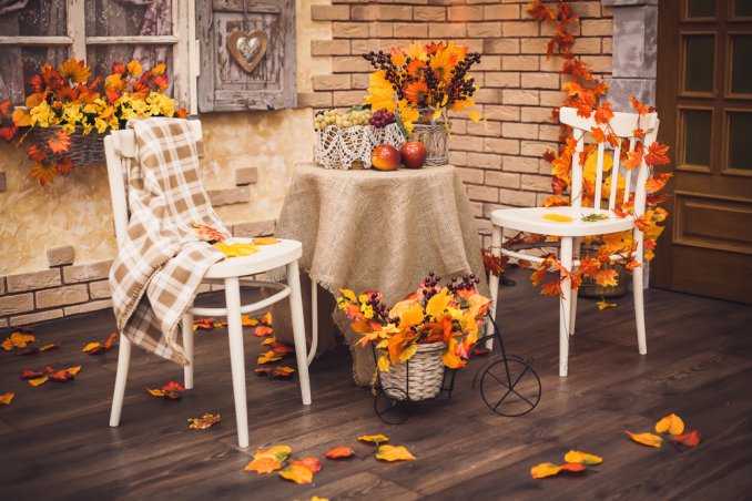 idee per decorare casa autunno, decorazioni autunnali fai da te