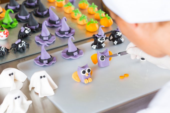 decorazioni pasta di zucchero Halloween