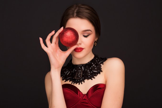 Natale, makeup, truccarsi