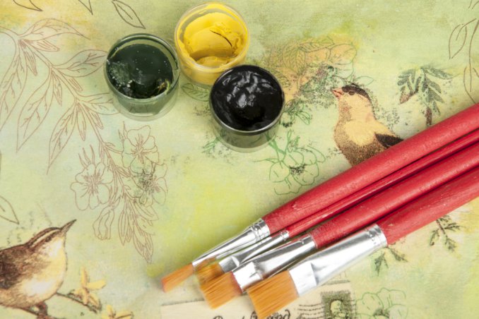 decoupage su tela, come fare decoupage