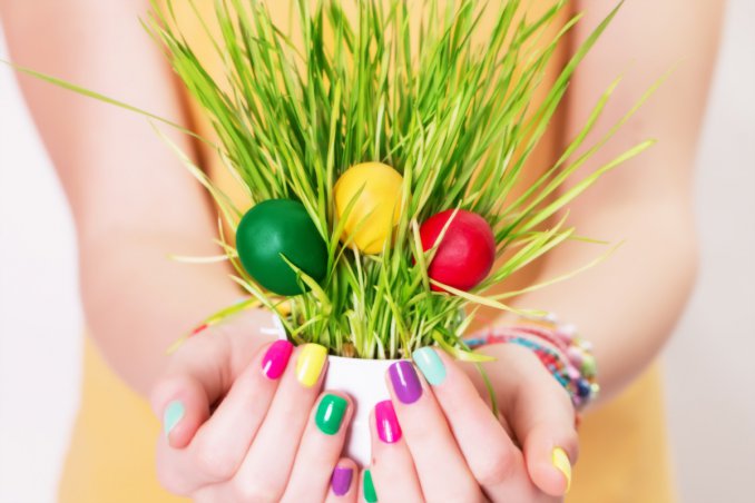 nail art, decorazione unghie, Pasqua