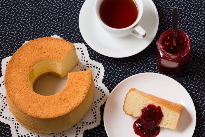 ciambellone americano, chiffon cake, ricetta