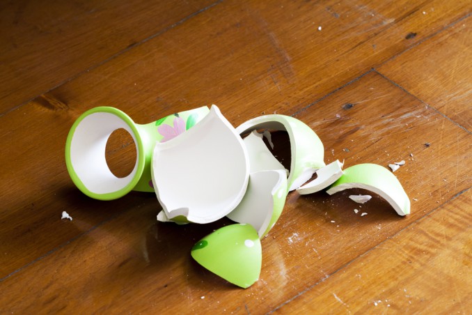 vaso rotto, come riparare vaso