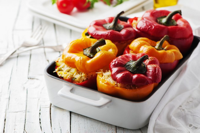 peperoni ripieni vegetariani