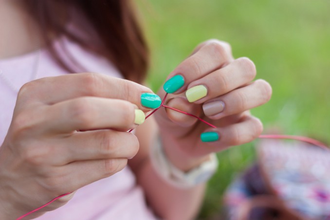 fiori smalto, fiori con filo di ferri, fiori fai da te, fiori filo metallico