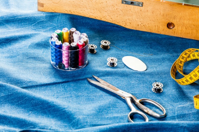 riciclo creativo jeans, tovaglietta americana fai da te