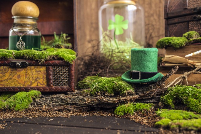 arredamento, festa San Patrizio, verde