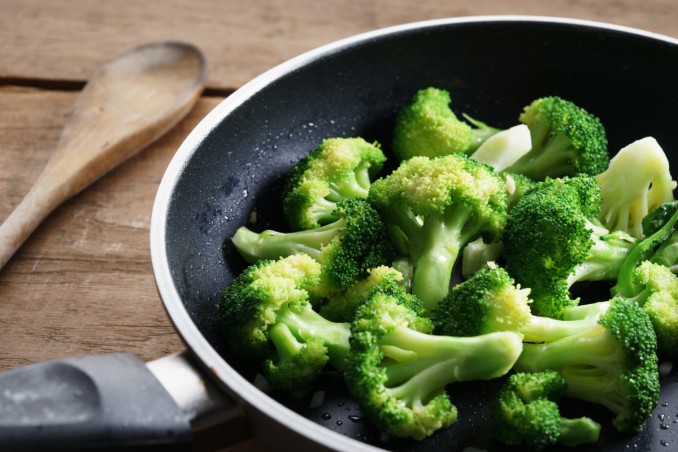 broccoli verdi, padella, come cucinarli