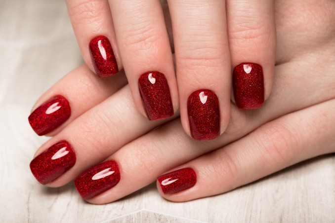 nail art, estate 2019, rosso
