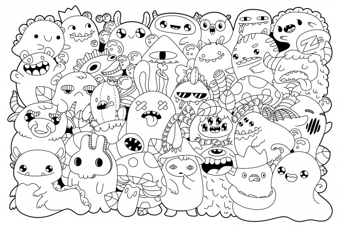 disegni kawaii da colorare