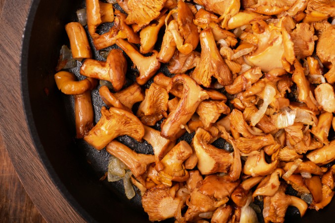 funghi gratinati