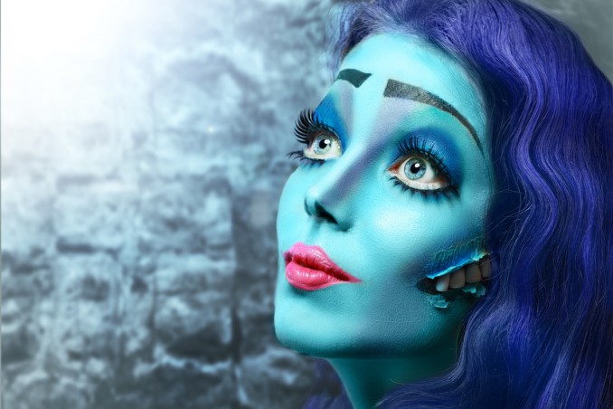 sposa cadavere, trucco di Halloween, video tutorial