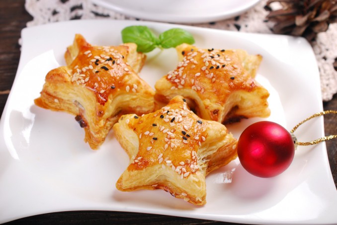 antipasti di Natale, pasta sfoglia, ricette