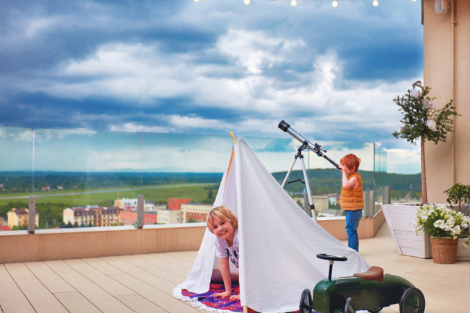 giochi bambini terrazza