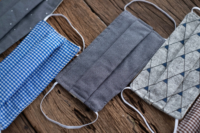 lavaggio, mascherine, stoffa