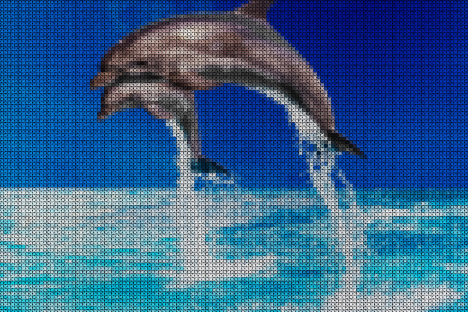 punto croce mare, schemi punto croce mare