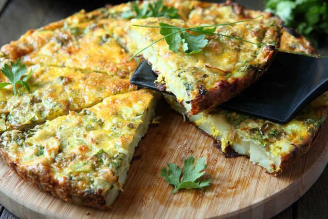 frittata, riso, forno o padella