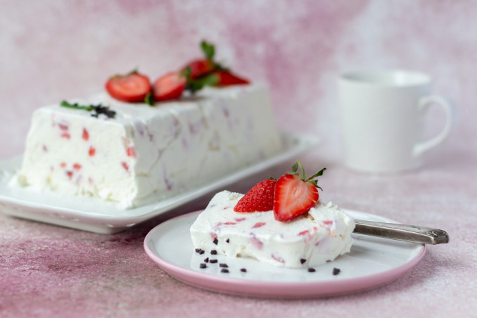 semifreddo, fragole, ricetta