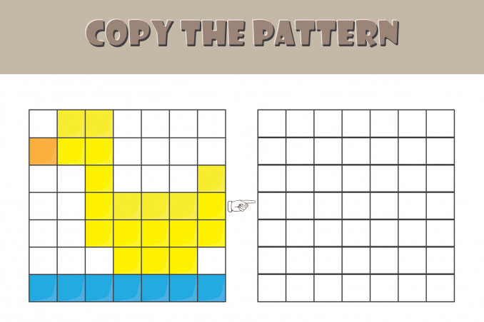 pixel art facile, schemi pixel art, disegni pixel art