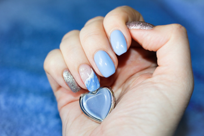 nail art, onde, idee manicure