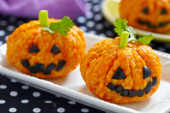 halloween, rice krispies, come si modella