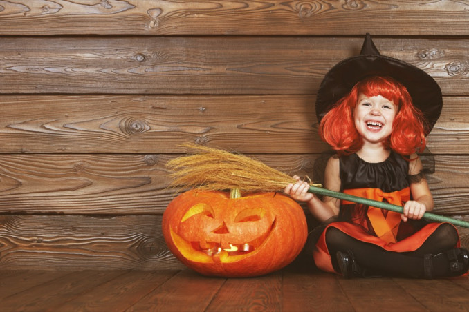 trucco, strega, halloween