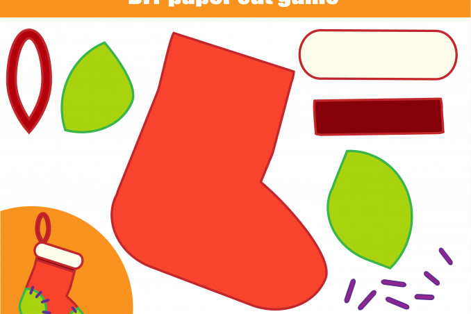 calza befana fai da te carta, calza befana fai da te decoupace, calza befana fai da te