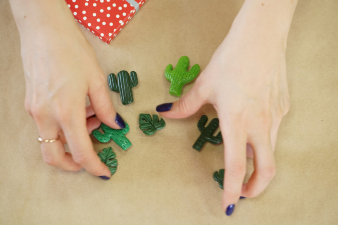 segnaposto cactus fai da te