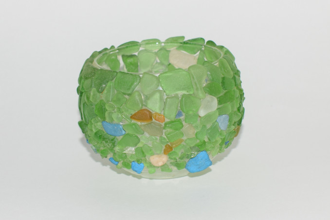 vasi vetrini mare fai da te, come fare vasi vetrini mare