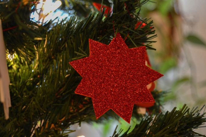 stella natalizia gomma